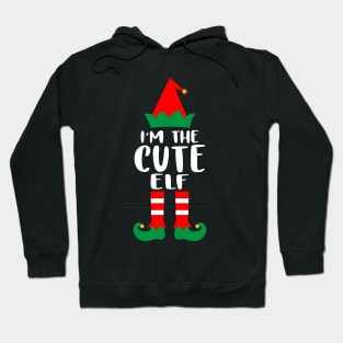 I'm The Nurse Cute Elf Family Matching Group Christmas Costume Outfit Pajama Funny Gift Hoodie